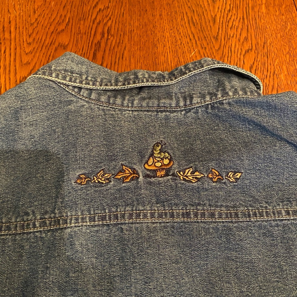 Disney Blue Denim Jacket with Eeyore Embroidery - Picture 6 of 6